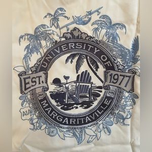 Like New!  Men’s Silk Camp Shirt. “ Margaritaville” Embroidery on Back  SZ M